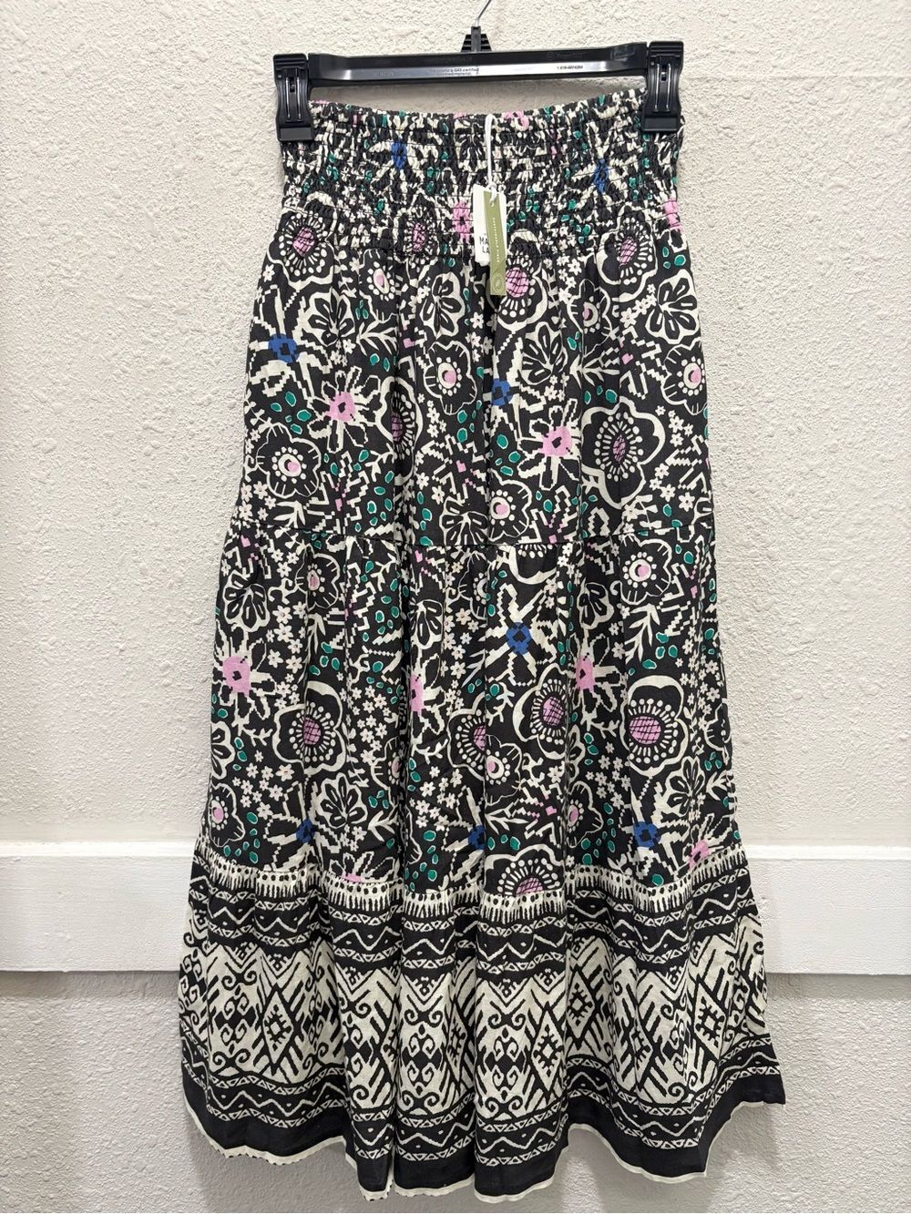 Marine Layer Abstract Floral Maxi Skirt NWT XS